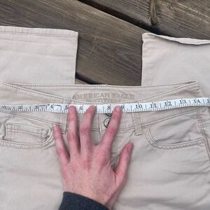 American eagle artist crop khakis